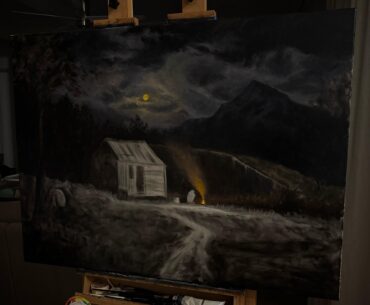 My RDR2 inspired oil painting progress