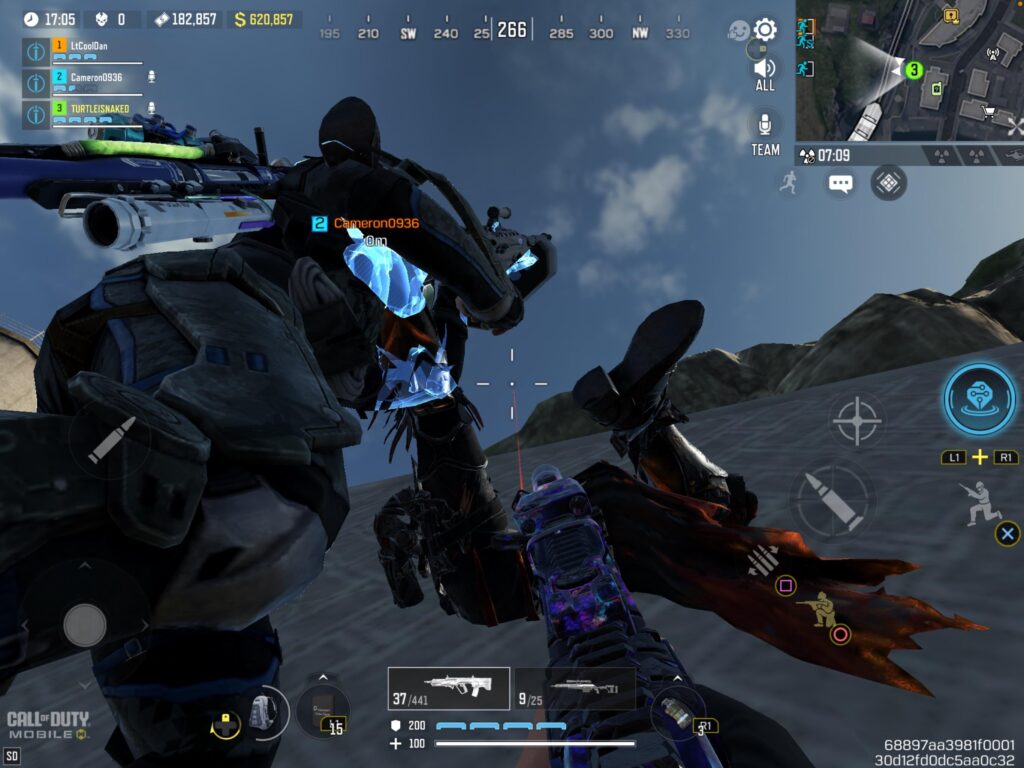 When you wipe a person in dmz recon and their body becomes one with the land