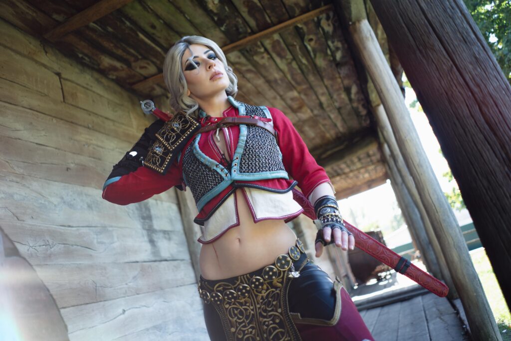 Ciri from The Witcher 3 by my wife. Zerrikan's armor made by her