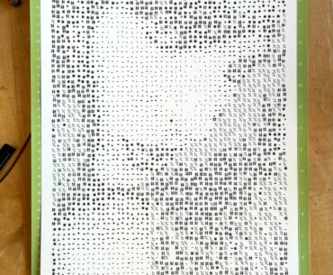 Is ASCII art on a pen plotter allowed ?