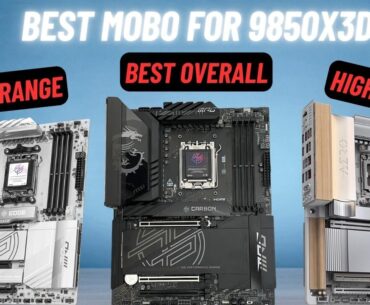 Best Motherboards For AMD Ryzen 7 9850X3D 2026