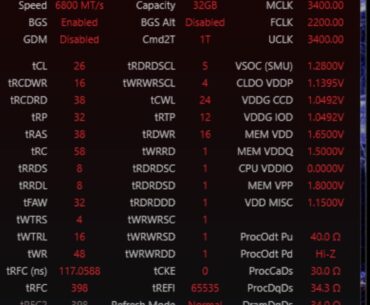 9850x3d sample #2, DDR5 6800 1-1 boot on 1.28Vsoc 😎