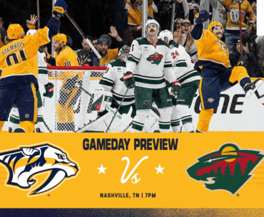 GAME DAY: Wild vs. Preds, February 4