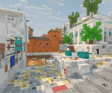 I made Minecraft Dust2 in CS2 - with custom Minecraft player models