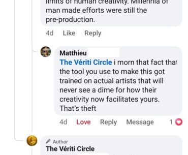 "Millennia of man-made efforts were still the pre-production." A debate about the end of human creative monopoly.