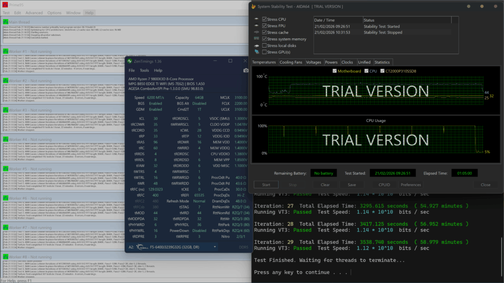 Updated bios and forgot to snap my old settings.. Am I missing anything obvious here?