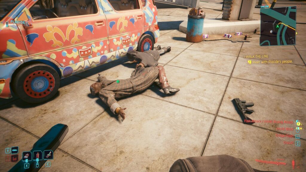 here's a fun fact: once Placide hijacks your comms in Walk The Line, you can take him along to killing as many Voodoo Boys as you like - he won't object!