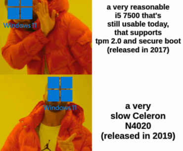 the official support list of windows 11 is a massive joke and can be easily bypassed