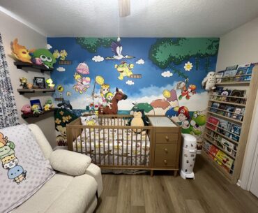 Our son’s Nintendo themed nursery