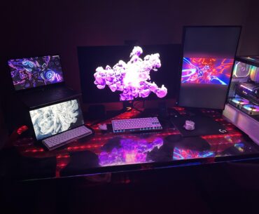 FINALLY finished my Epoxy Desk!