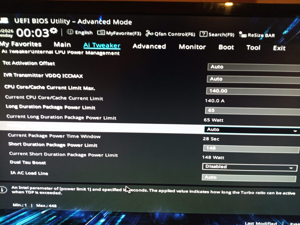 Need help with my BIOS settings