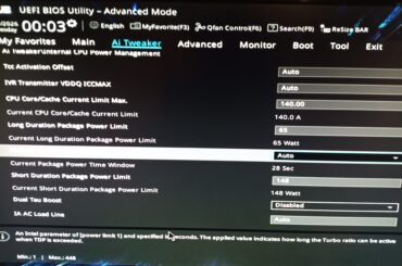 Need help with my BIOS settings