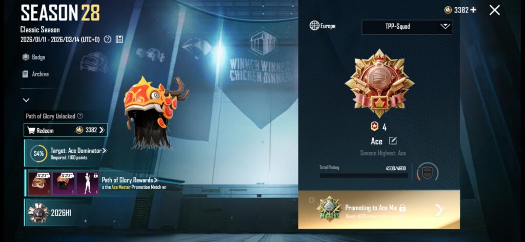 Update about promotion matches