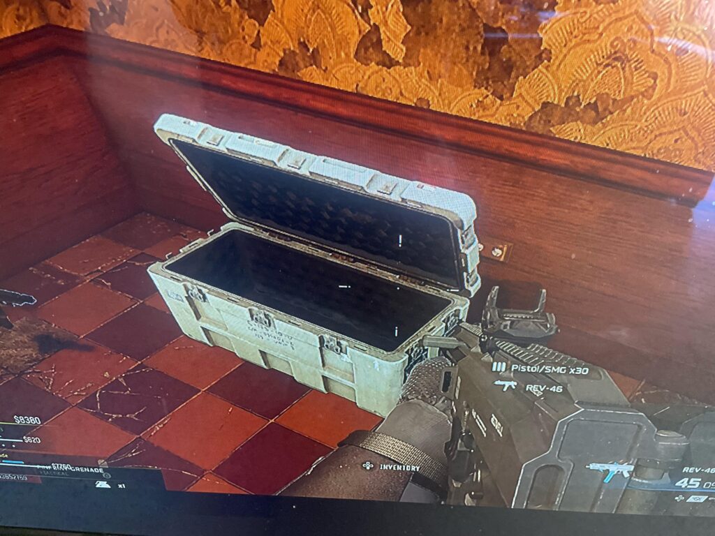 White crate