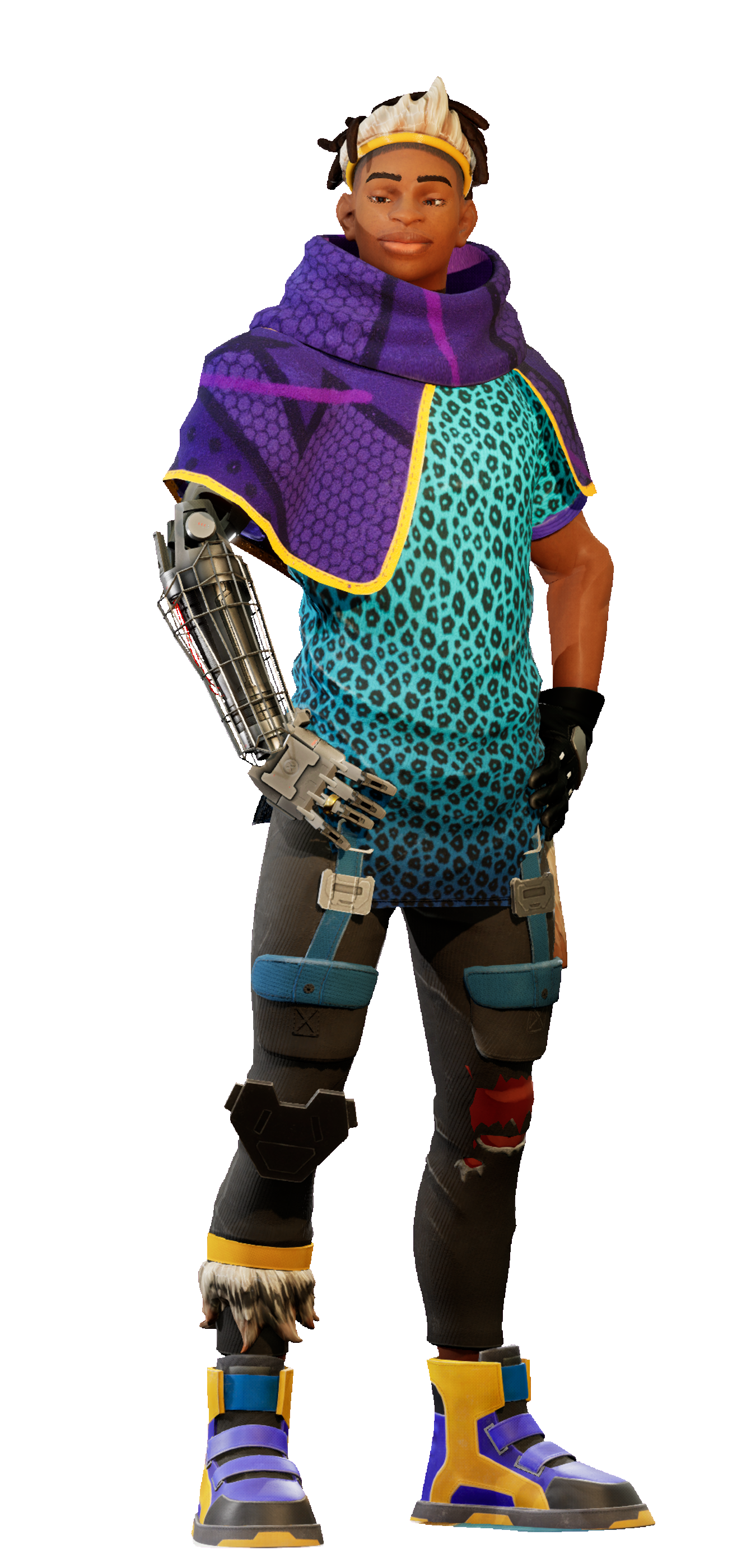 Black characters from a Africa set video game