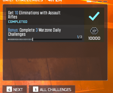 Warzone daily challenges bugged af