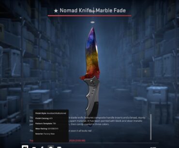 Question about Nomad Marble Fade
