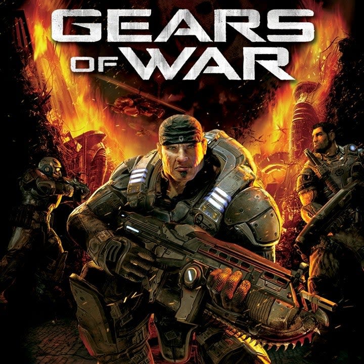 <b>21. Gears of War</b><br><br> In 2006, Xbox 360 owners were craving a shooter that would do for Microsoft’s second generation system what Halo: Combat Evolved did for the original Xbox, and their appetite for destruction was well and truly sated by Epic Games’ Gears of War. This landmark third-person shooter featured revolutionary cover mechanics, satisfyingly weighty combat, and high definition visuals that were truly cutting edge… And by that we mean the petrol-powered, skull-splitting chainsaw bayonet form of cutting edge. Gears of War was both gore-packed and gorgeous, but there were plenty of smarts beneath its striking surface level sheen, with innovative features like the Active Reload mechanic that enabled faster reloads and damage boosts from the perfectly timed chambering of fresh ammo clips, to keep players invested in every carbine rifle shot they spent. Gears of War would go on to sell over five million copies, spawn a series of sequels, spin-offs and remakes, and be reimagined in everything from books to board games, but it all started with the squad of roadie-running dude-bros in this original cover-based classic.