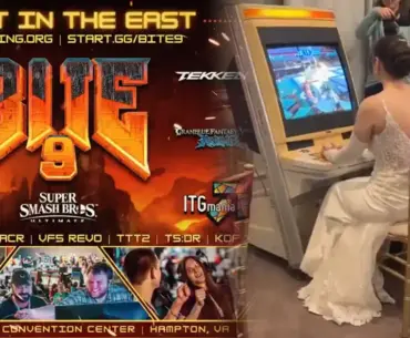 Bride and groom that played Soul Calibur 2 at their wedding reveal more of their story including how they are tournament organizers