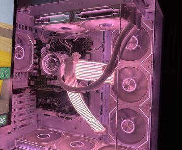 My friend ran out of budget so had to temporarily settle for a Geforce GT 730.