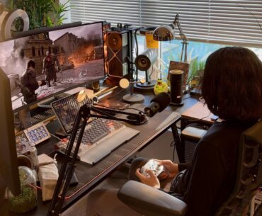 Fixed for yall! Playing Resident Evil Requiem at my Battlestaion