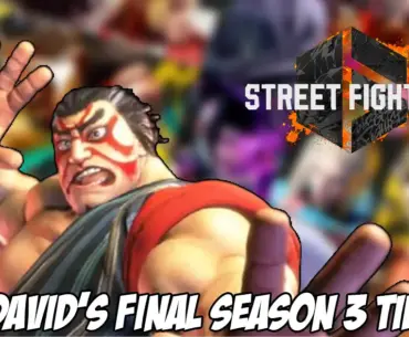 UltraDavid releases his final Season 3 tier list for Street Fighter 6 before the big balance patch