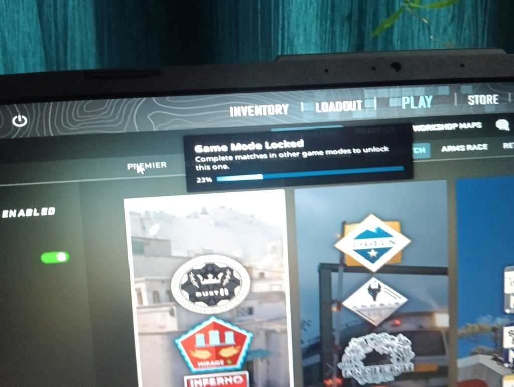 Game mode Locked