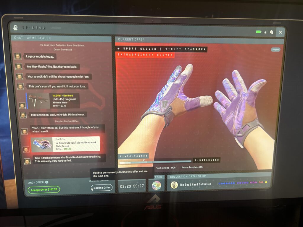 Just bought for $157