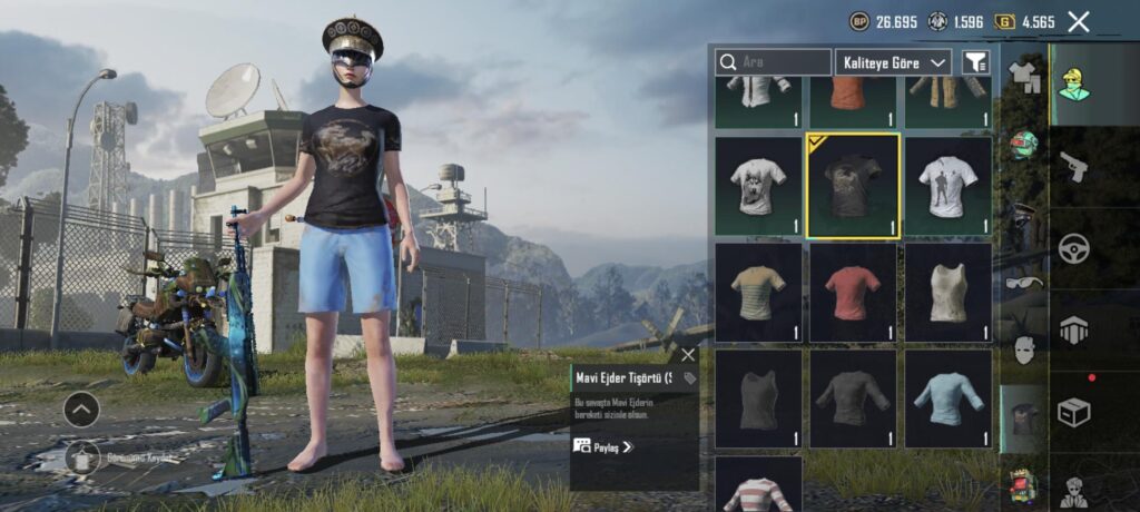 Is this t-shirt rare? And is it no longer possible to get the common and uncommon outfits?