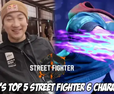 Daigo Umehara reveals a Street Fighter 6 top 5 list that's eerily similar to that of Tokido's when polled by Phenom