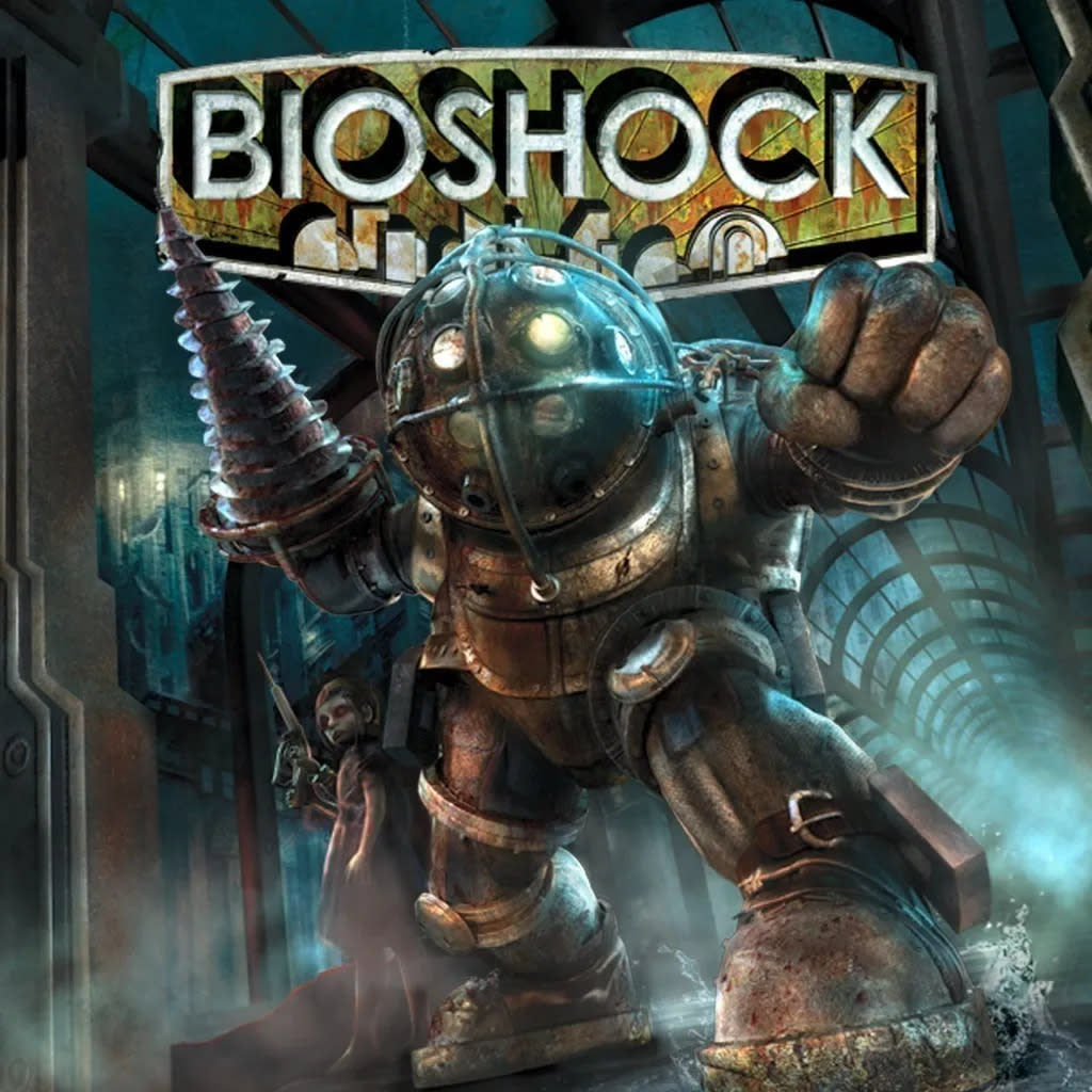 <b>6. Bioshock</b><br><br> Xbox has played a vital role in translating the arcane complexity of PC-centric genres into a language spoken by the console masses, and there’s no better example of this superpower than BioShock. The spiritual successor to System Shock 2, a game so dense it has a dedicated “worm launcher” button, BioShock distills the multifaceted systems of an immersive sim into an easy-to-understand loop of drones, protectors, and harvesters – Little Sisters, Big Daddies, and medium-sized splicers– to be dealt with via plasmid powers, guns, and traps, with no need to memorize a phone book’s worth of keybinds. The birth of BioShock was not a simple one for Ken Levine and the crew at Irrational Games. Playtesters famously despised the dark setting and confusing experience all the way through its development, but the last second addition of an opening sequence primed players’ for the unforgettable fallen world they were about to witness– and served as one the greatest demos of all time. In 2007, as you watched your plane’s fuselage sink into the flaming, oil-slicked ocean and descended into the rotting Art Deco ruins of Rapture, it became utterly clear that the next gen had fully arrived – and it was only on Xbox 360. For a year, at least. But in that short time, BioShock was like an Electro Bolt to the veins of an industry in desperate need of storytelling ambition. Alongside Mass Effect, which arrived three months later, it spawned an artform-wide crisis of clunky moral choice systems and navel-gazing explorations of player agency. The game might seem quaint now, but like its shrugworthy final boss Atlas, BioShock carried a lot of Xbox’s prestige on its shoulders.