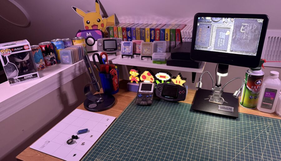 I just started a complete living Pokédex project. Here’s the current battlestation