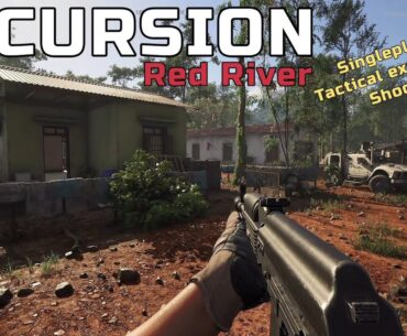 INCURSION Red River: a singleplayer player extraction fps game.