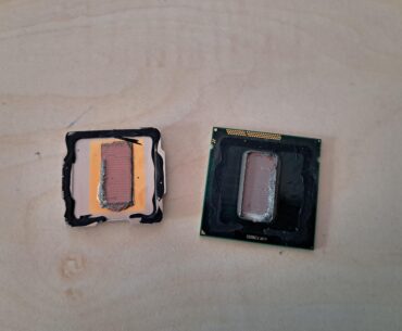 I tried delidding an old cpu