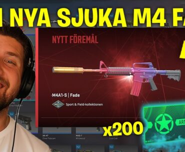 COUNTER STRIKE 2 - ÖPPNAR 200 ARMORY STARS I JAKTEN PÅ M4A1-S FADE