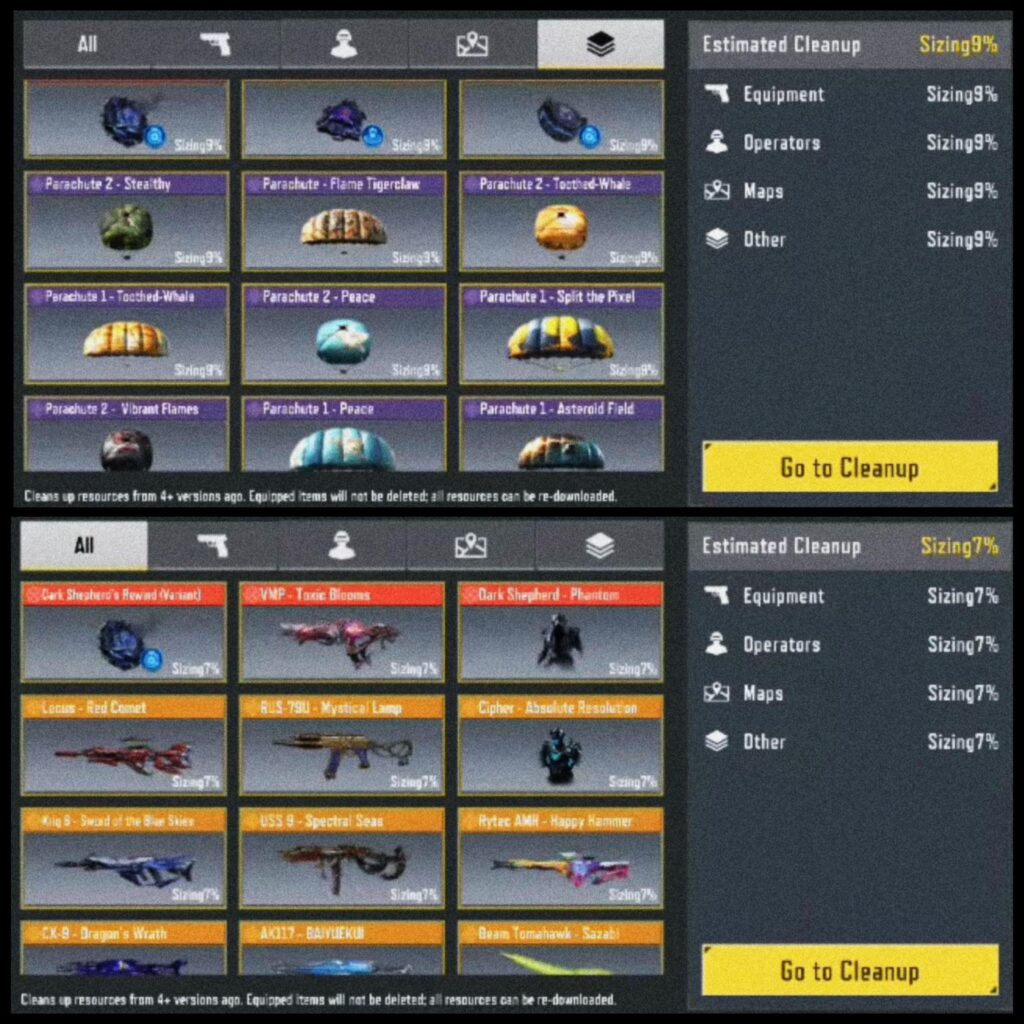 Quick clean up needs to be in global version, what you think of this?