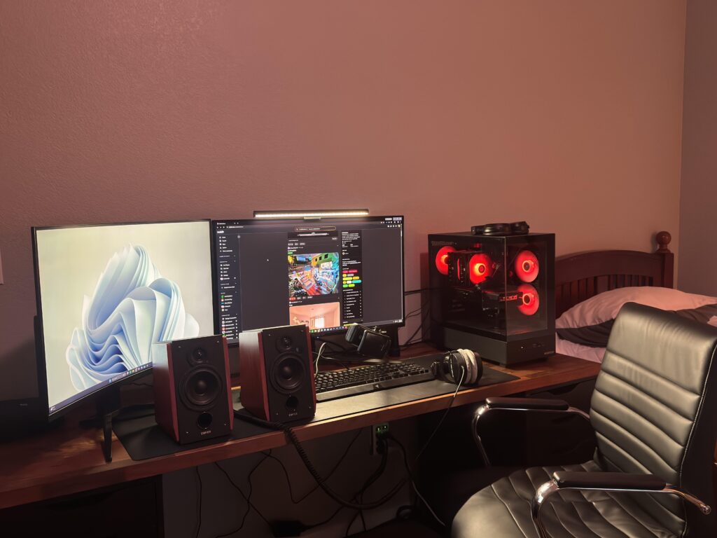 Speaker Setup Help (pre cable-management)