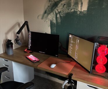 New 360hz Oled (same half painted wall)