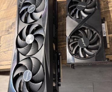 RMA’ing 5090 so using 5060ti temp. I know size difference is known, but still LOL!