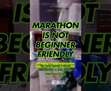 Marathon Is Not Beginner Friendly #gaming