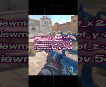 BEST VIEWMODEL SETTINGS IN CS2 #cs2 #counterstrike2
