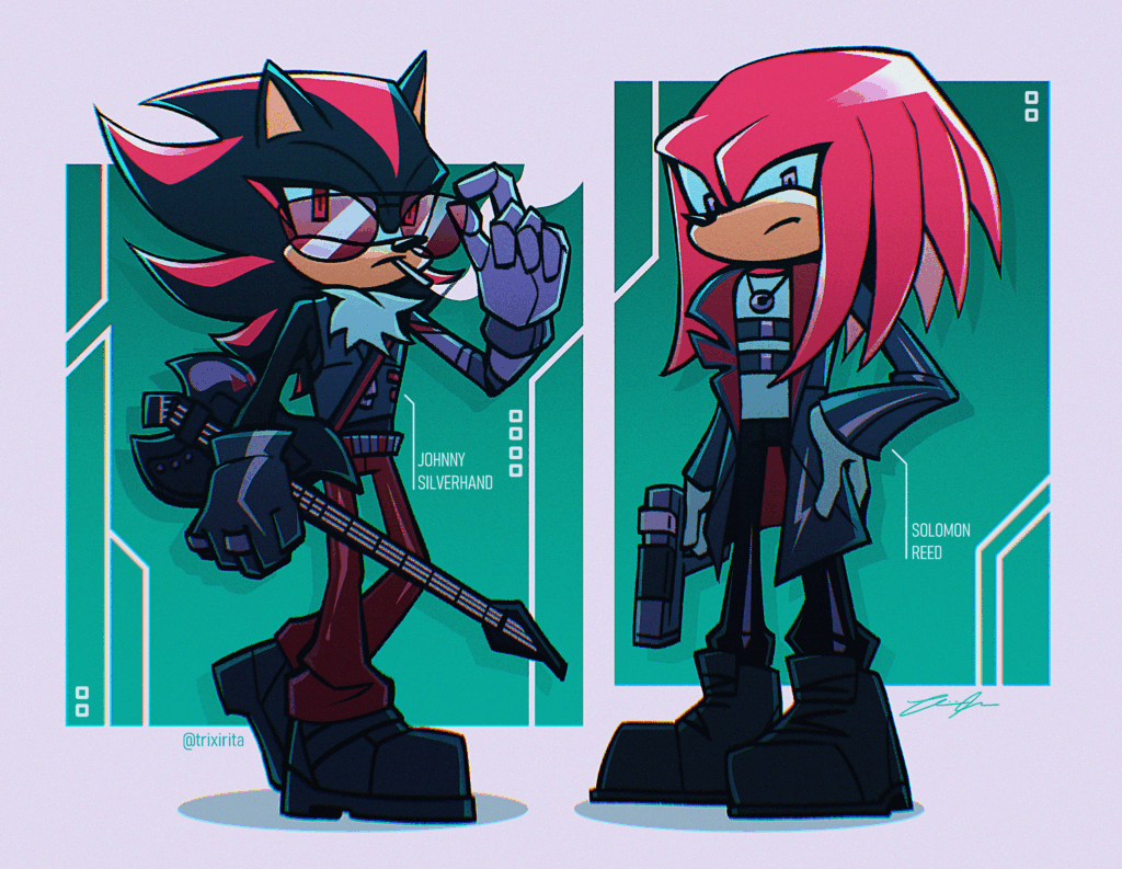 Cyberpunk x Hedgehogs [OC]