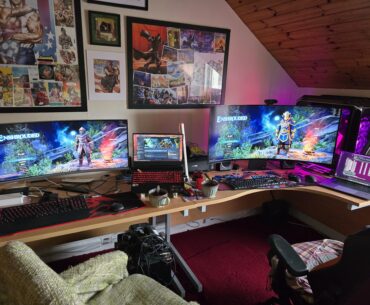 Cozy playroom for me and my wife.