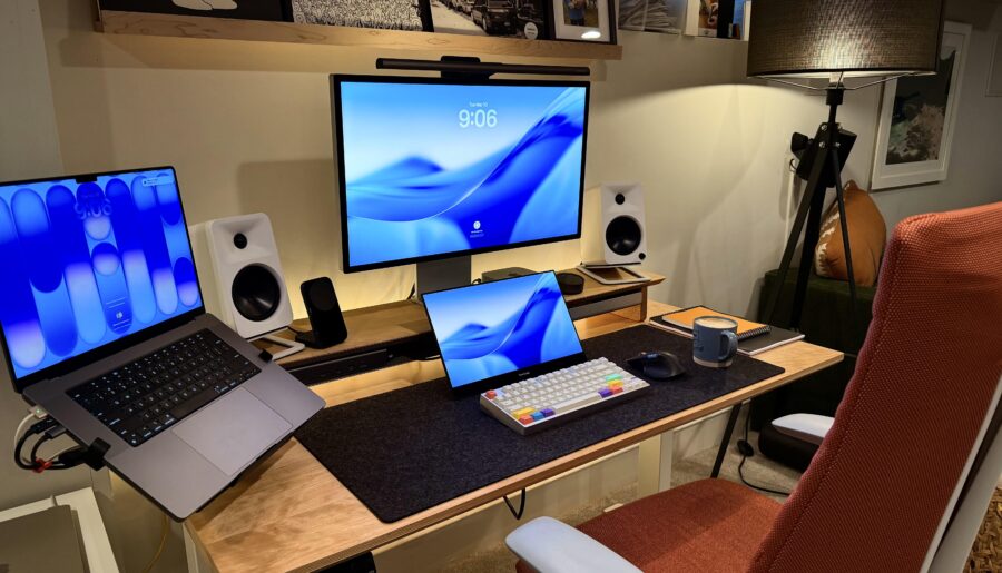 My desk is getting a little cramped. Should I get a bigger desk?