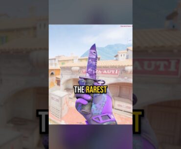 he hit the RAREST cs2 knife trade up