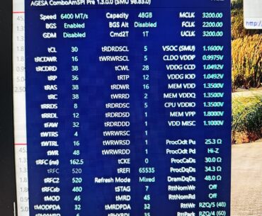9800x3d - 6400 1:1 > 6600 1:1 - How much looser the timings needs to be for 6600 1:1?