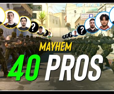 20 Pros vs 20 Pros - The MOST CHAOTIC Showmatch EVER!