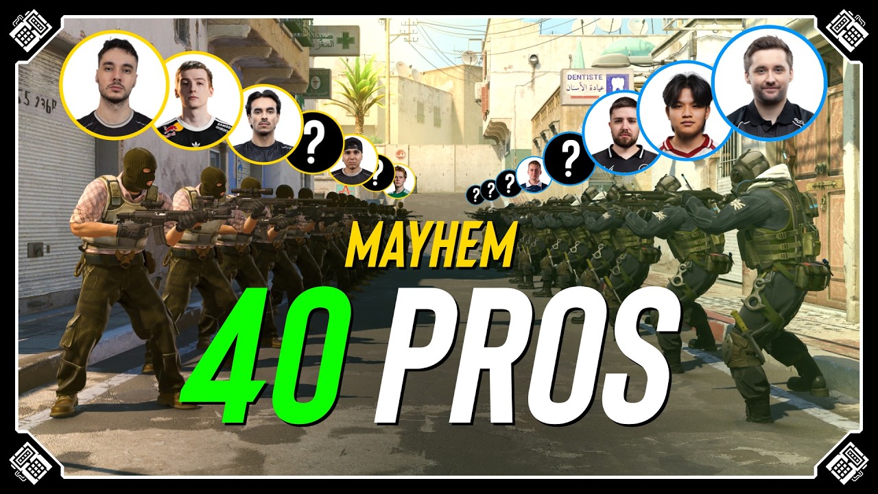 20 Pros vs 20 Pros – The MOST CHAOTIC Showmatch EVER! 20 Pros vs 20 Pros - The MOST CHAOTIC Showmatch EVER!