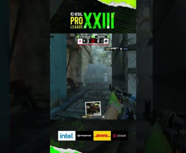 jabbi WINS the 1v2 CLUTCH with ICE COLD precision! #esl #epl #cs #cs2 #clutch