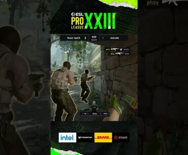 phzy DOMINATES the round with a MONSTER ACE!#esl #epl #cs #cs2 #ACE